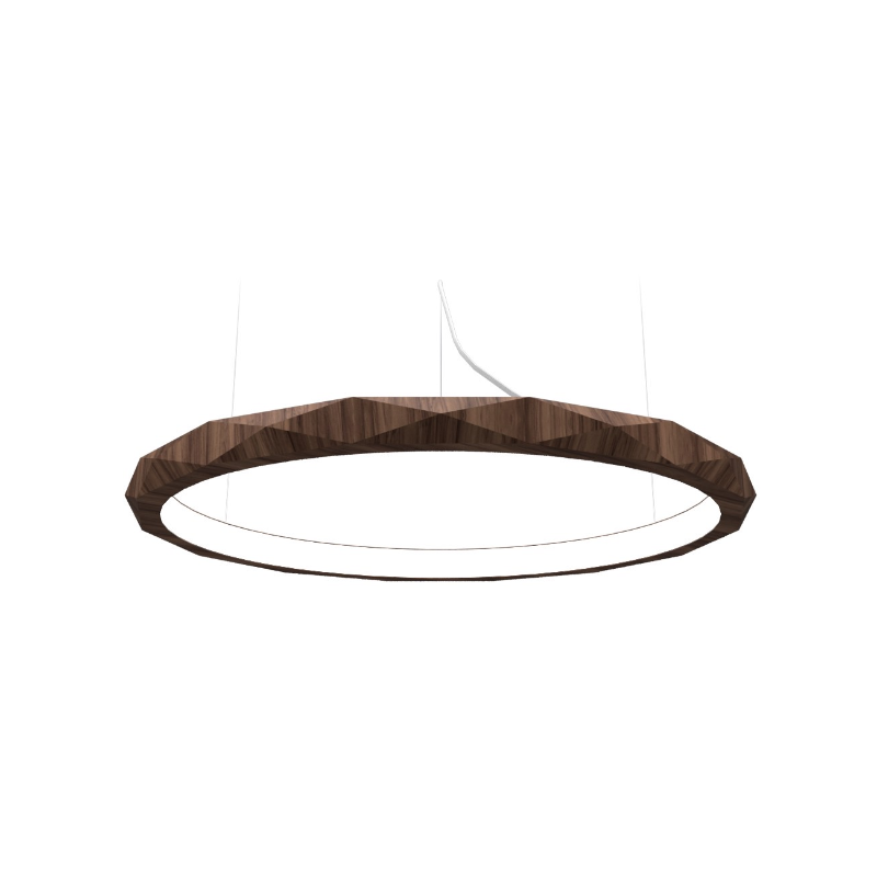 Accord 1355 Facet 1-lt 32" LED Pendant - American Walnut