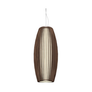 Accord 1139 Stecche di Legno 1-lt 12" LED Pendant - American Walnut