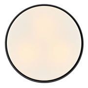 Hinkley 30075 Cedric 3-lt 18" LED Flush Mount - Black