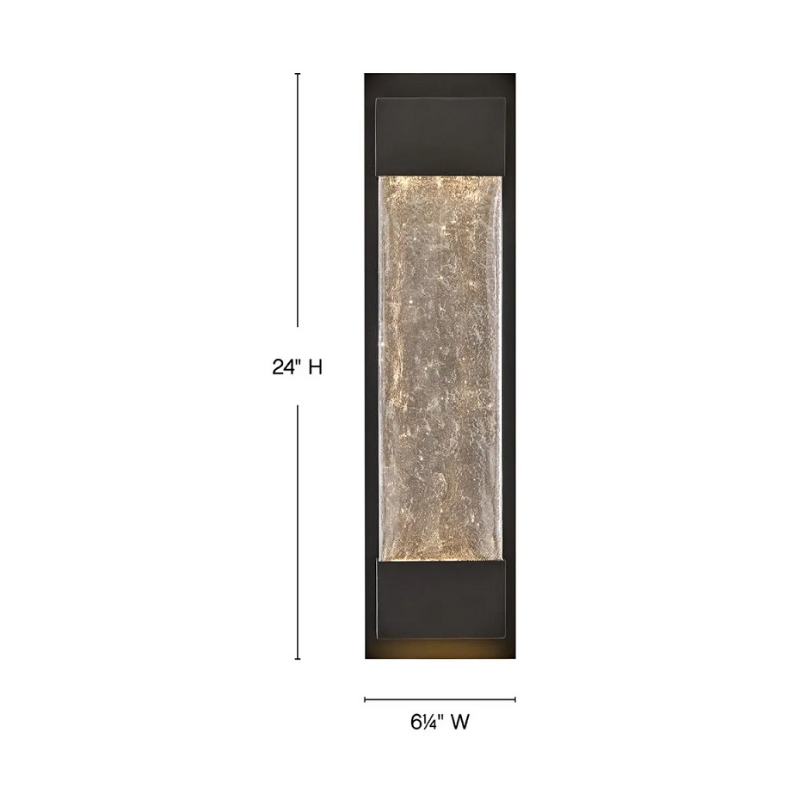 Hinkley 10595 Rune 1-lt 24" Tall LED Outdoor Wall Sconce
