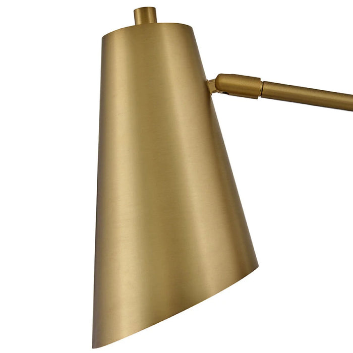 Hinkley 48310 Bray 1-lt 17" Tall LED Swing Arm Wall Sconce - Lacquered Brass