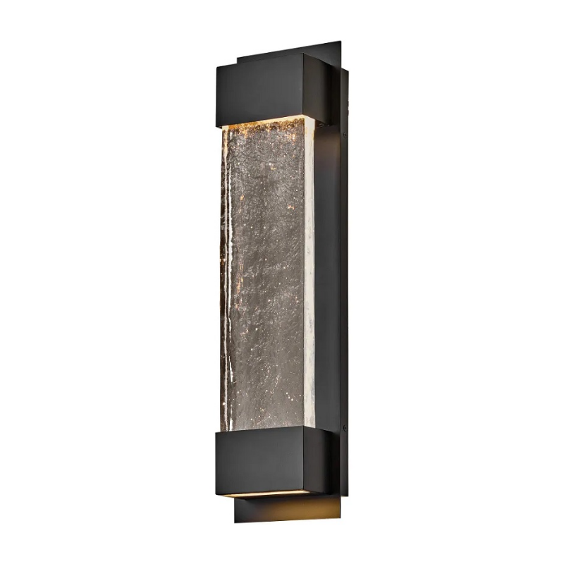 Hinkley 10595 Rune 1-lt 24" Tall LED Outdoor Wall Sconce - Black