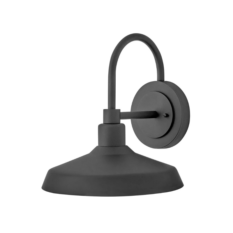 Hinkley 12075 Forge 1-lt 13" Tall LED Outdoor Barn Light - Black