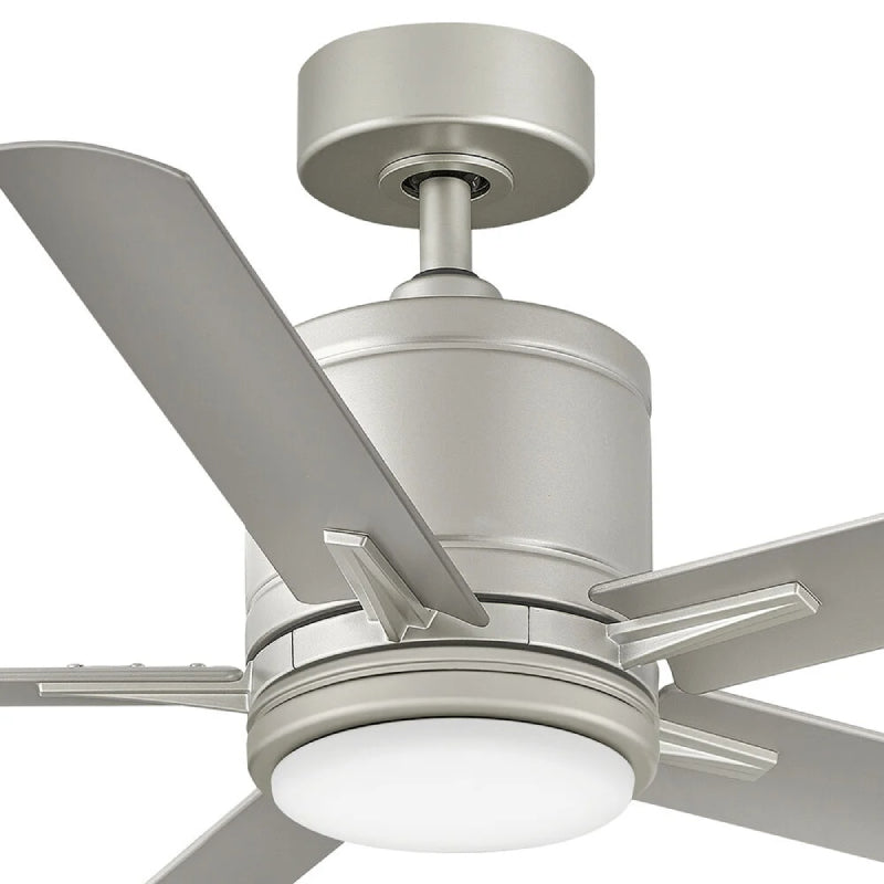 Hinkley 907052 Vail 52" Indoor/Outdoor Smart Ceiling Fan with LED Light Kit - Brushed Nickel