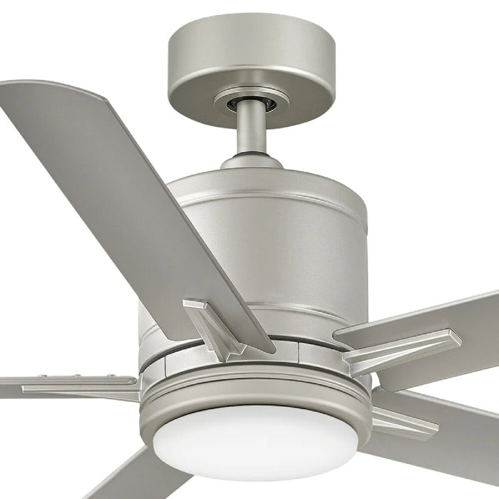 Hinkley 907052 Vail 52" Indoor/Outdoor Smart Ceiling Fan with LED Light Kit - Brushed Nickel