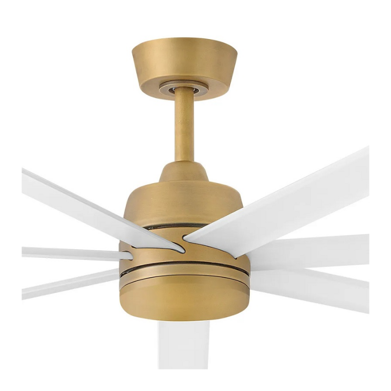 Hinkley 910672 Current 72" Smart Ceiling Fan with LED Light Kit - Heritage Brass