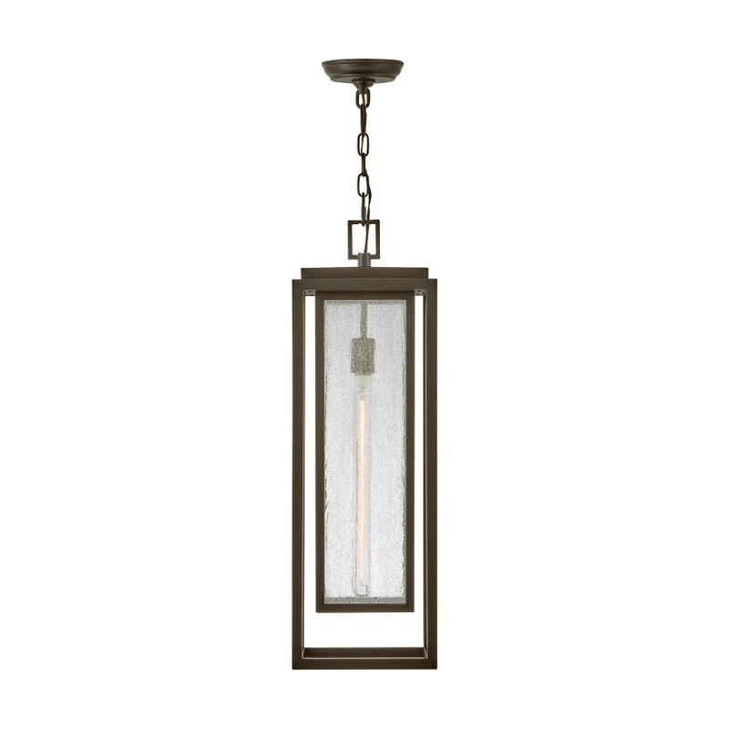 Hinkley 1006 Republic 1-lt 9" LED Hanging Lantern - Oil Rubbed Bronze