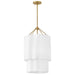 Hinkley 47737 Gwen 4-lt 16" LED Pendant - Lacquered Brass