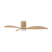 Hinkley 943160 Marin Flush 60" Smart Ceiling Fan with LED Light Kit - Matte White