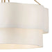 Hinkley 47735 Gwen 8-lt 32" LED Chandelier - Lacquered Brass