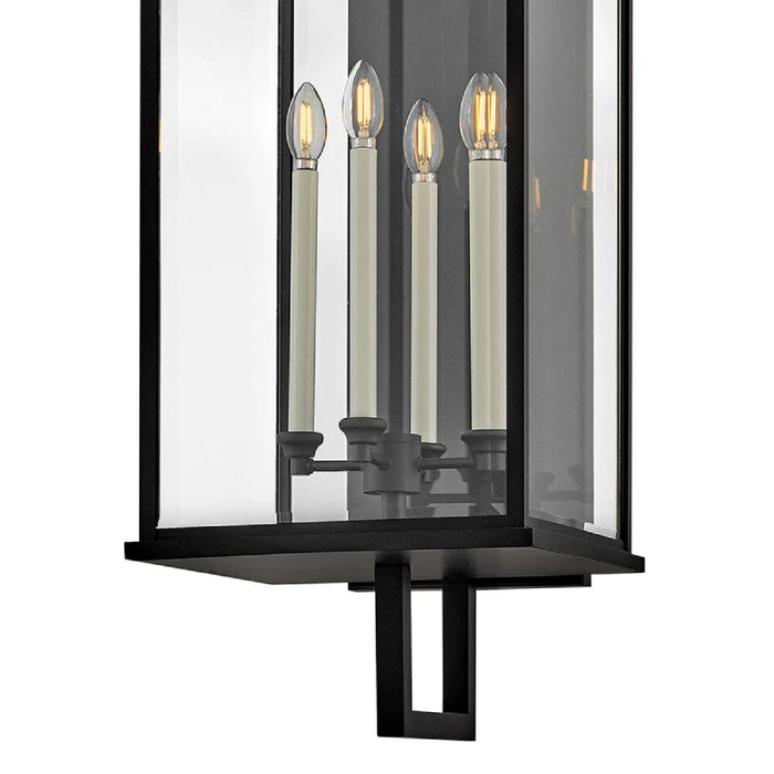 Hinkley 20019 Weymouth 4-lt 46" Tall LED Outdoor Wall Lantern - Black