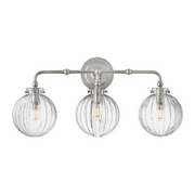 Hinkley 57413 Helene 3-lt 24" LED Vanity Light - Polished Nickel