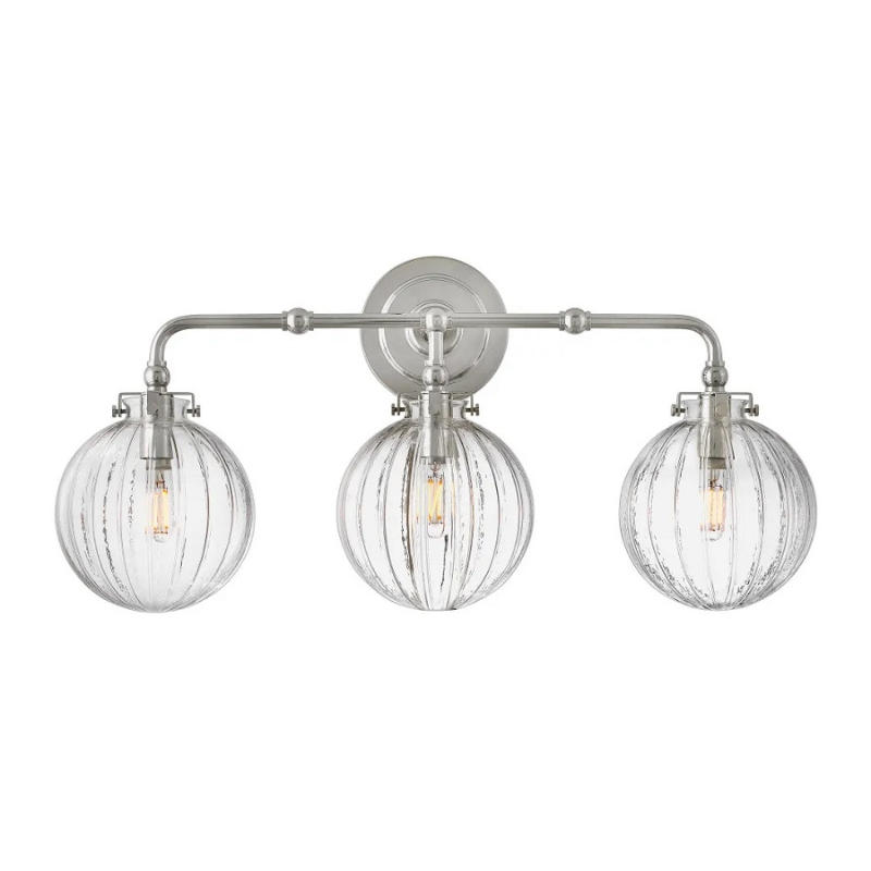 Hinkley 57413 Helene 3-lt 24" LED Vanity Light - Polished Nickel