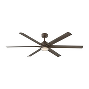 Hinkley 910566 Valor 66" Outdoor Smart Ceiling Fan with LED Light Kit - Metallic Matte Bronze