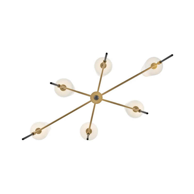 Hinkley 46955 Saunders 6-lt 45" LED Chandelier