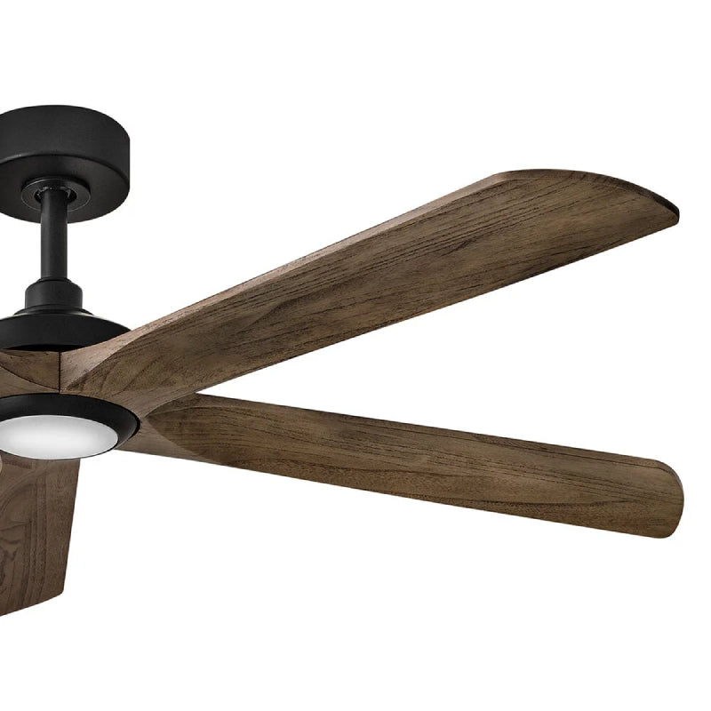 Hinkley 907358 Layton 58" Smart Ceiling Fan with LED Light Kit - Matte Black/Driftwood