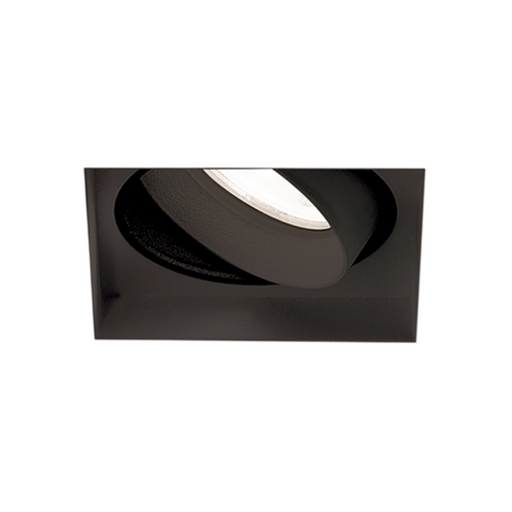 Eurofase BTGO-1S-TL Baby Tango 1 Light 5W Square LED Trimless Flat Gimbal, Honeycomb Louvre - Black