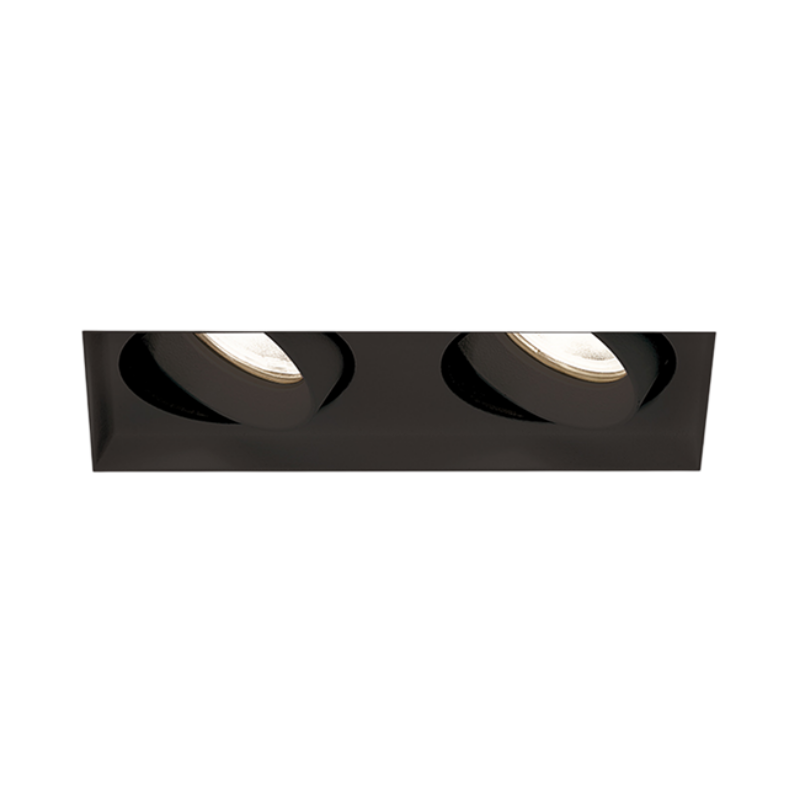 Eurofase BTGO-2-TL Baby Tango 2 Light 10W LED Trimless Flat Gimbal, Solite Lens - Black