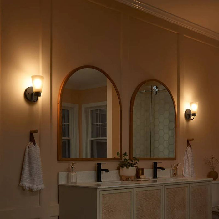 Kichler 52437 Stamos 1-lt 8" Tall Wall Sconce