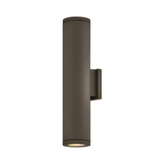 Hinkley 13598 Silo 2-lt 20" Tall LED Outdoor Wall Sconce - Architectural Bronze