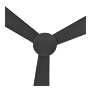Hinkley 905744 Iver 44" Outdoor Smart Ceiling Fan with LED Light Kit - Matte Black