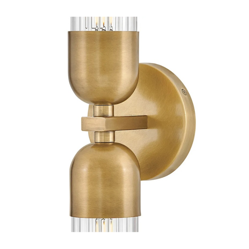 Hinkley 50912 Soren 2-lt 24" Tall LED Wall Sconce - Heritage Brass