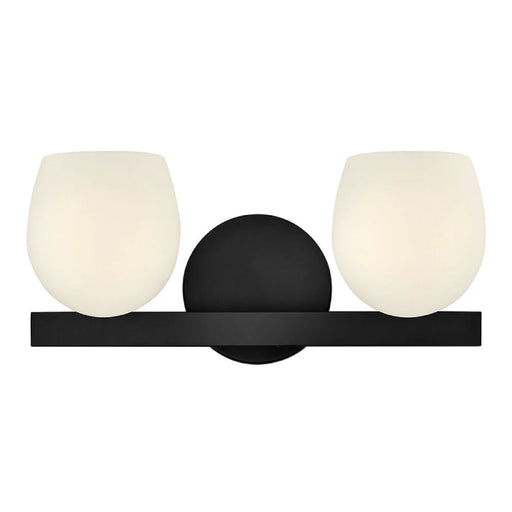 Hinkley 57022 Mae 2-lt 15" LED Vanity - Black