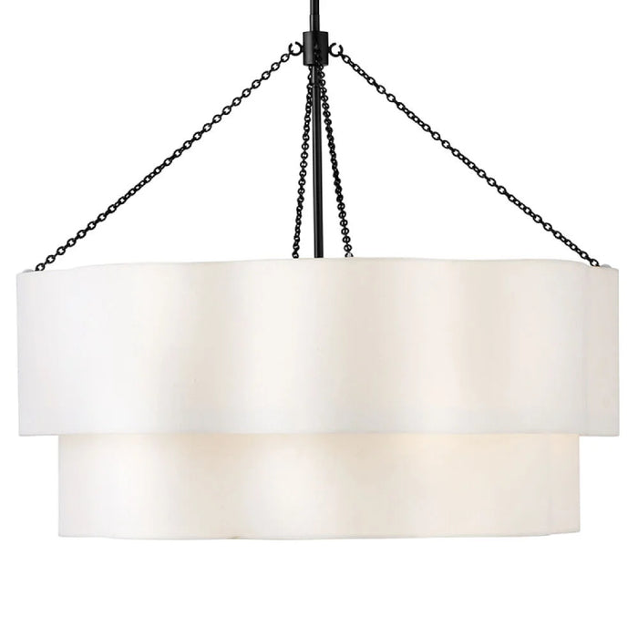 Hinkley 47735 Gwen 8-lt 32" LED Chandelier - Black