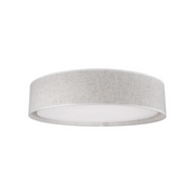 Kuzco FM7920-5CCT Dalton 1-lt 20" LED Flush Mount, 5CCT Selectable - Beige/Textured Linen