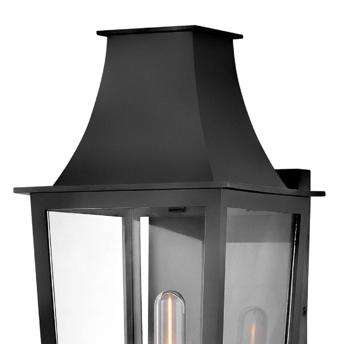 Hinkley 28895 Georgetown 1-lt 27" Tall LED Outdoor Wall Lantern - Black
