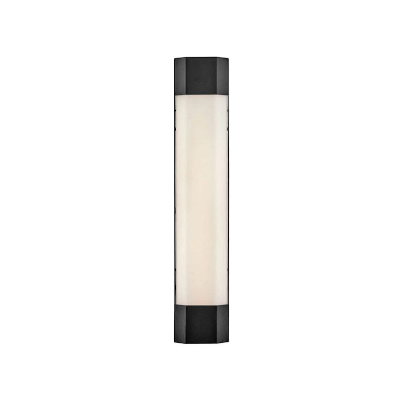 Hinkley 10504 Facet 1-lt 24" Tall LED Outdoor Wall Mount Lantern - Black