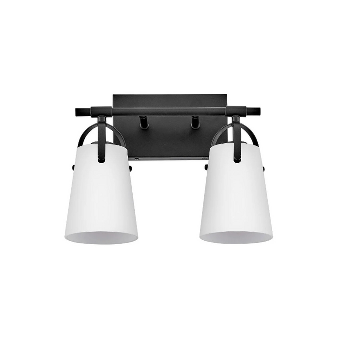 Hinkley 5132 Foster 2-lt 14" LED Vanity - Black