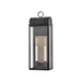 Hinkley 10665 Campbell 2-lt 26" Tall LED Outdoor Wall Mount Lantern - Black with Burnished Bronze accents