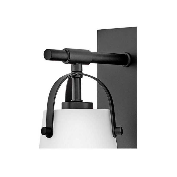 Hinkley 5130 Foster 1-lt 10" Tall LED Wall Sconce - Black