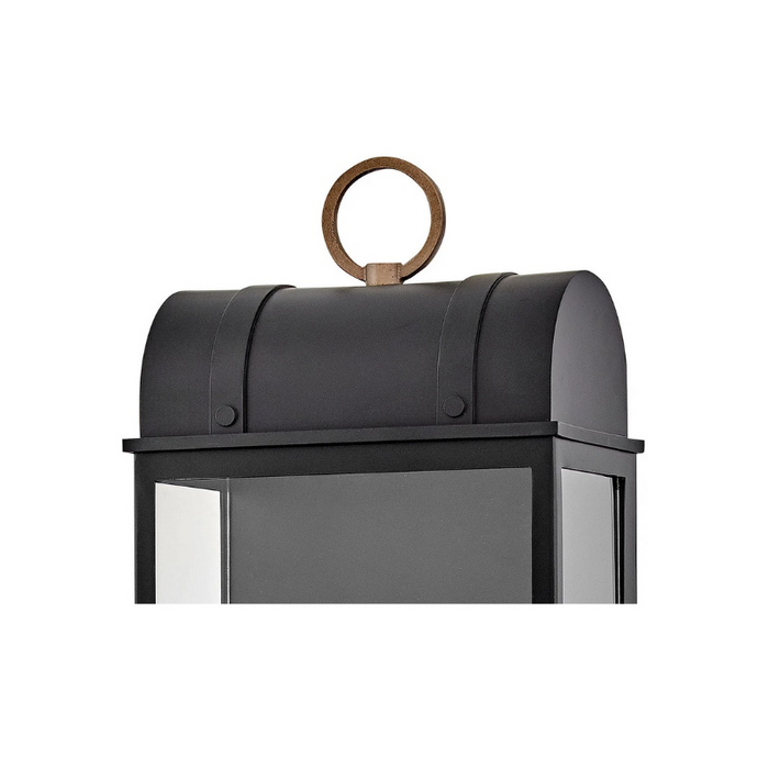 Hinkley 10665 Campbell 2-lt 26" Tall LED Outdoor Wall Mount Lantern - Black with Burnished Bronze accents