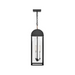 Hinkley 10662 Catalina 3-lt 8" LED Hanging Lantern - Black with Burnished Bronze accents