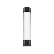 Hinkley 10504 Facet 1-lt 24" Tall LED Outdoor Wall Mount Lantern - Black