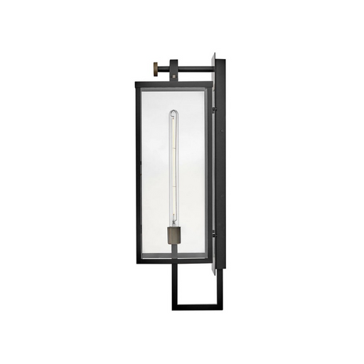Hinkley 23015 Catalina 1-lt 30" Tall LED Outdoor Wall Mount Lantern -  Black with Burnished Bronze accents