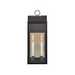 Hinkley 10665 Campbell 2-lt 26" Tall LED Outdoor Wall Mount Lantern - Black with Burnished Bronze accents