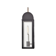 Hinkley 10660 Campbell 1-lt 16" Tall LED Outdoor Wall Mount Lantern - Black with Burnished Bronze accents