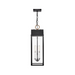 Hinkley 10662 Catalina 3-lt 8" LED Hanging Lantern - Black with Burnished Bronze accents