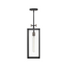 Hinkley 23012 Catalina 1-lt 8" LED Hanging Lantern - Black with Burnished Bronze accents