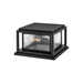 Hinkley 1008 Republic 2-lt 12" LED Outdoor Pier Mount Lantern - Black