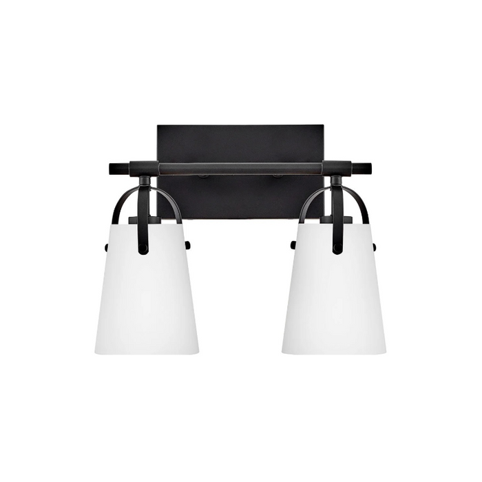 Hinkley 5132 Foster 2-lt 14" LED Vanity - Black