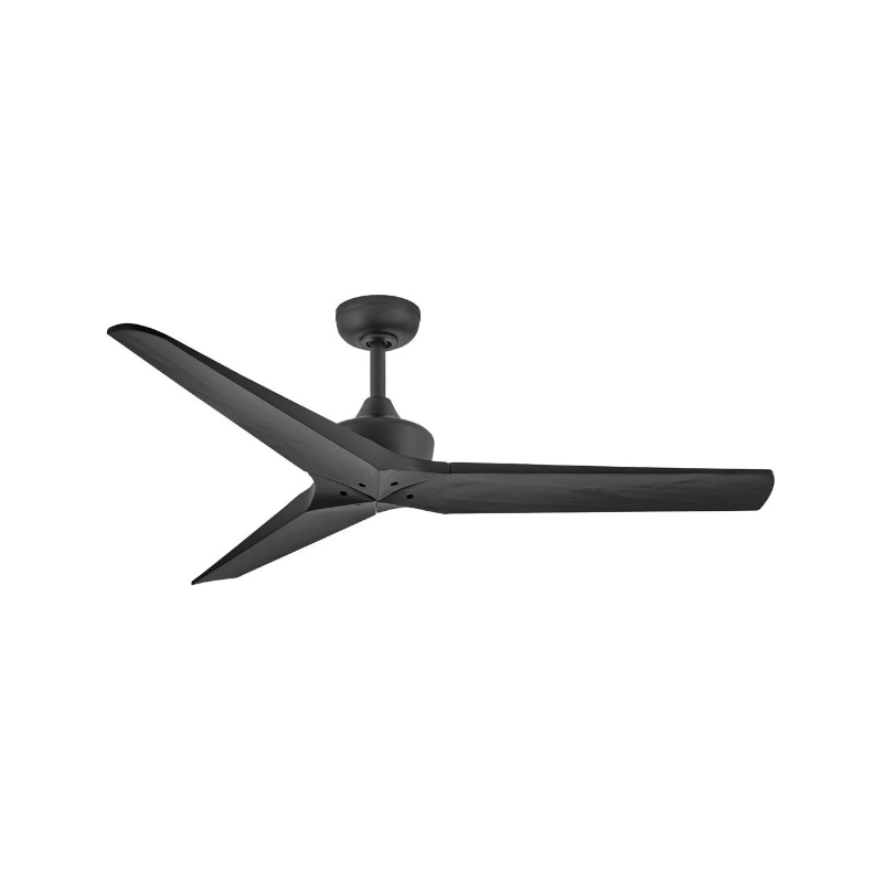 Hinkley 903752F Chisel 52" Ceiling Fan - Matte Black/Matte Black