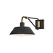 Hinkley 28824 Brewster 1-lt 12" LED Outdoor Wall Mount Barn Light - Black Oxide with Heritage Brass accents