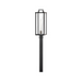 Hinkley 23011 Catalina 1-lt 24" Tall LED Outdoor Post Mount Lantern - Black with Burnished Bronze accents