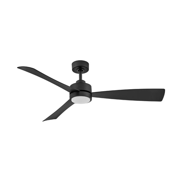 Hinkley 905756F Iver 56" Dual Mount Outdoor Ceiling Fan with LED Light Kit -  Matte Black