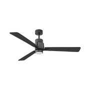 Hinkley 906256F Atticus 56" Ceiling Fan with LED Light Kit - Matte Black