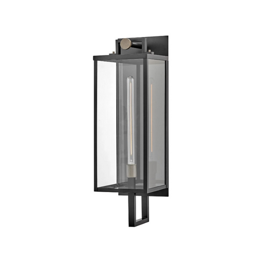 Hinkley 23015 Catalina 1-lt 30" Tall LED Outdoor Wall Mount Lantern -  Black with Burnished Bronze accents